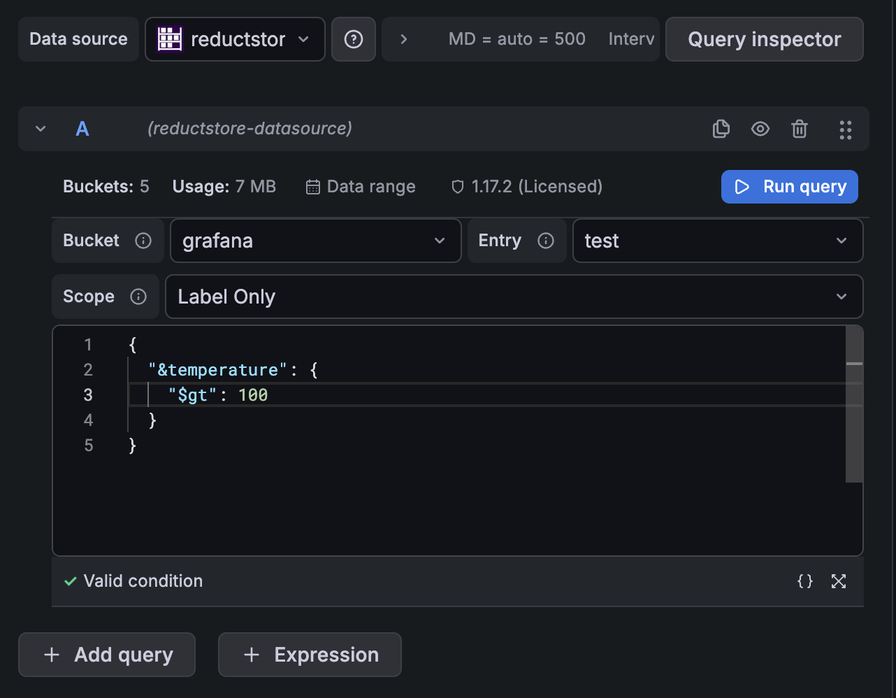 Grafana Query Builder
